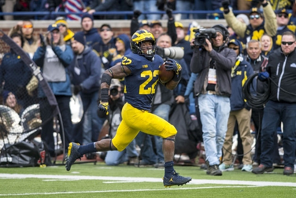 Karan Higdon (22)