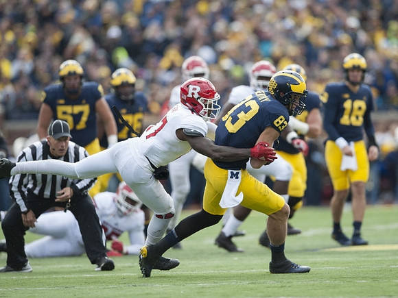 Patrick Kugler (57), Juwann Bushell-Beatty (76), Zach Gentry (83), and Brandon Peters (18)