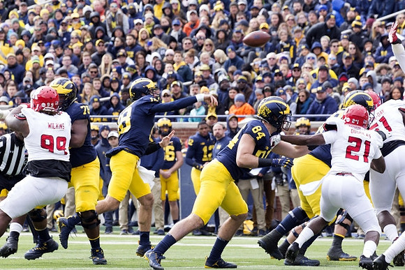 Juwann Bushell-Beatty (76), Brandon Peters (18), and Sean McKeon (84)