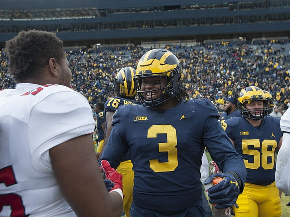 Juwann Bushell-Beatty (76), Rashan Gary (3), and Alex Kaminski (58)