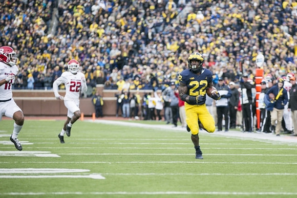 Karan Higdon (22)