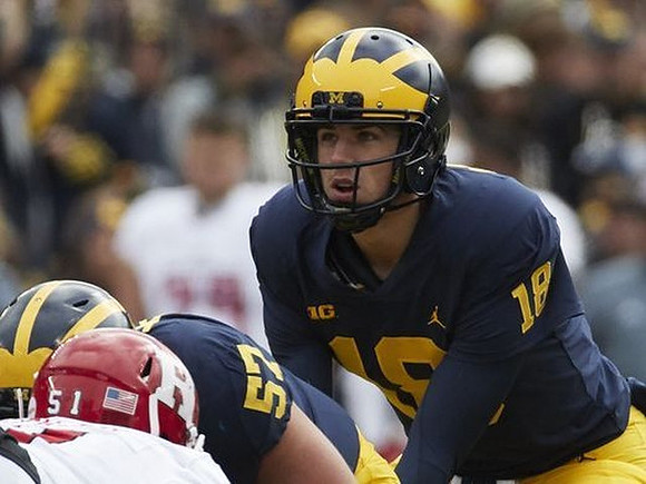 Patrick Kugler (57) and Brandon Peters (18)
