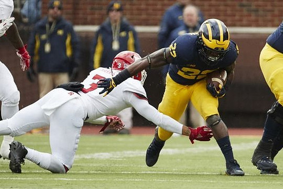 Karan Higdon (22)