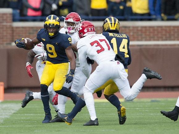 Donovan Peoples-Jones (9) and Josh Metellus (14)