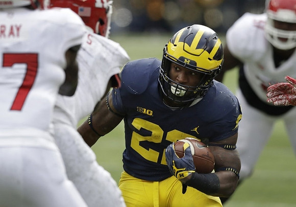 Karan Higdon (22)