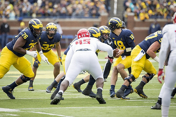 Juwann Bushell-Beatty (76), Ty Isaac (32), Brandon Peters (18), and Patrick Kugler (57)
