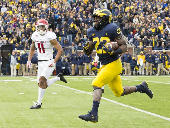 Karan Higdon (22)
