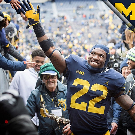 Karan Higdon (22)