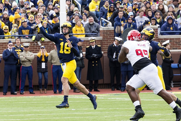 Brandon Peters (18) and Henry Poggi (19)