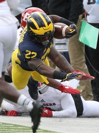 Karan Higdon (22)