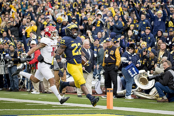 Karan Higdon (22)