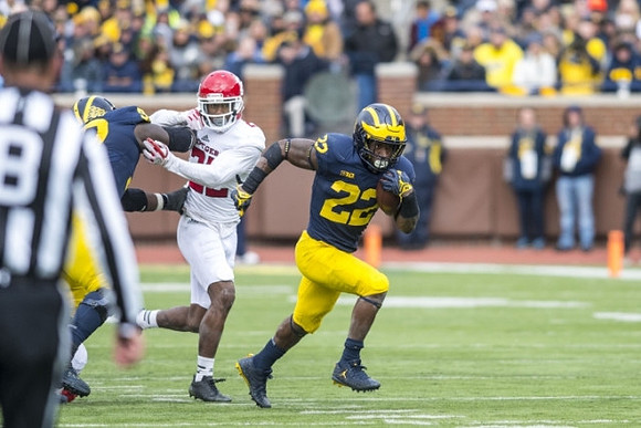 Karan Higdon (22)