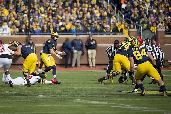 Patrick Kugler (57), John O'Korn (8), Ben Bredeson (74), and Sean McKeon (84)