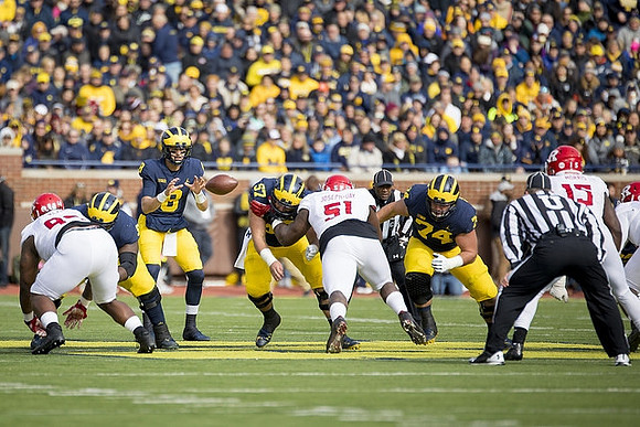 John O'Korn (8), Patrick Kugler (57), and Ben Bredeson (74)