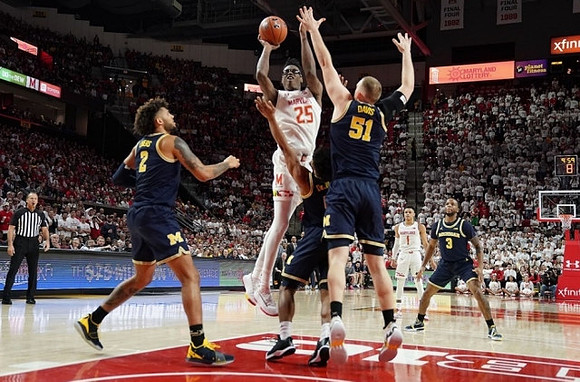 Isaiah Livers (2), David DeJulius (0), Austin Davis (51), and Zavier Simpson (3)