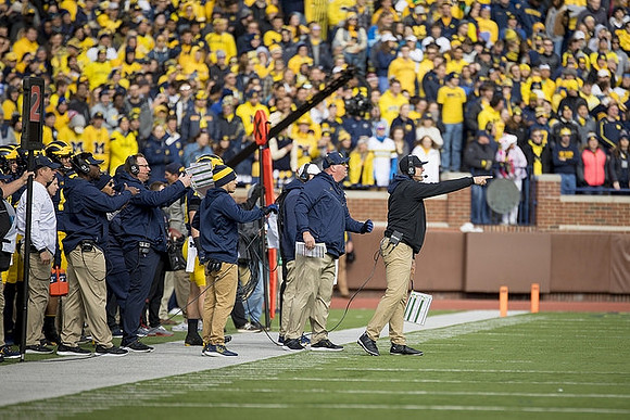 Tim Drevno, Greg Frey, and Jim Harbaugh