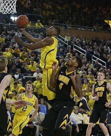 Spike Albrecht (2) and Glenn Robinson III (1)