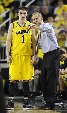Stu Douglass (1) and John Beilein