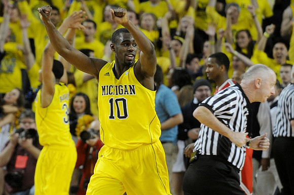 Trey Burke (3) and Tim Hardaway Jr. (10)