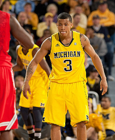 Tim Hardaway Jr. (10) and Trey Burke (3)
