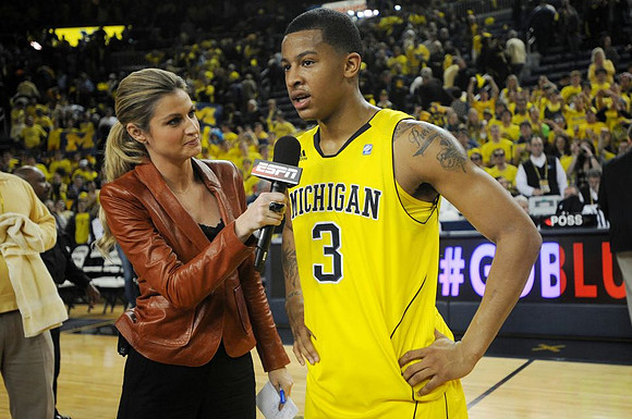Erin Andrews and Trey Burke (3)