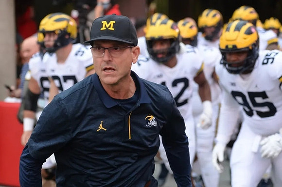 Jim Harbaugh and Michigan Team