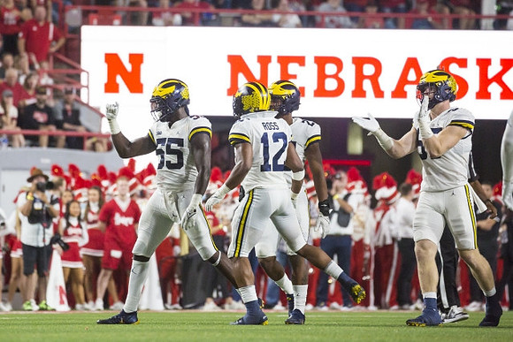 David Ojabo (55), Josh Ross (12), and Jess Speight (67)
