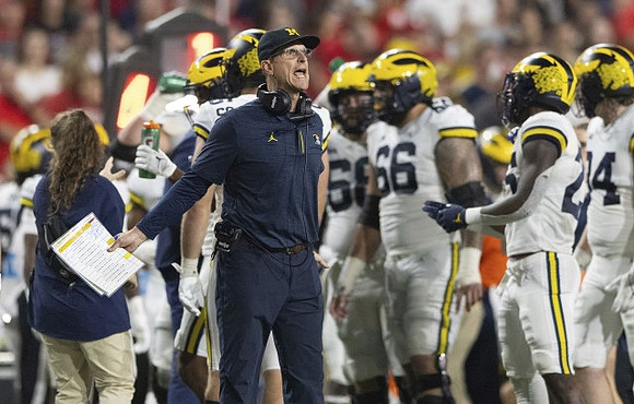 Jim Harbaugh and Michigan Team
