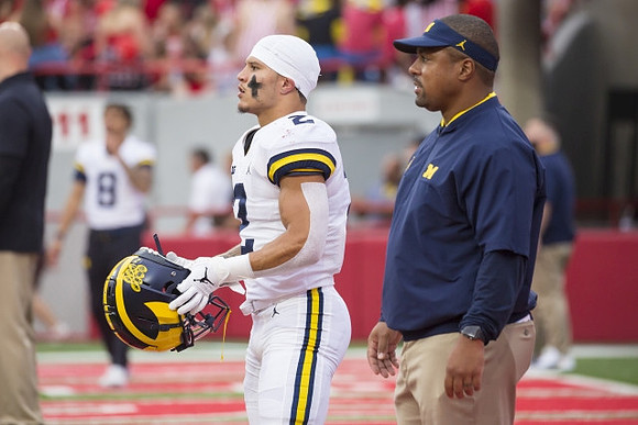 Blake Corum (2) and Mike Hart