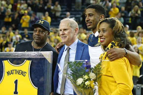 John Beilein and Charles Matthews (1)