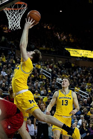 Colin Castleton (11) and Ignas Brazdeikis (13)