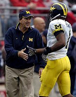 Lloyd Carr and Braylon Edwards (1)