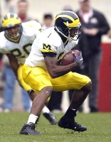 Braylon Edwards (1) and Michael Hart (20)