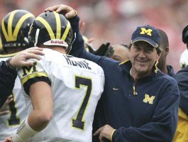 Lloyd Carr and Chad Henne (7)