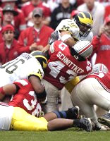 Larry Harrison (96) and Scott McClintock (36)