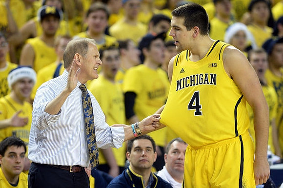 John Beilein and Mitch McGary (4)