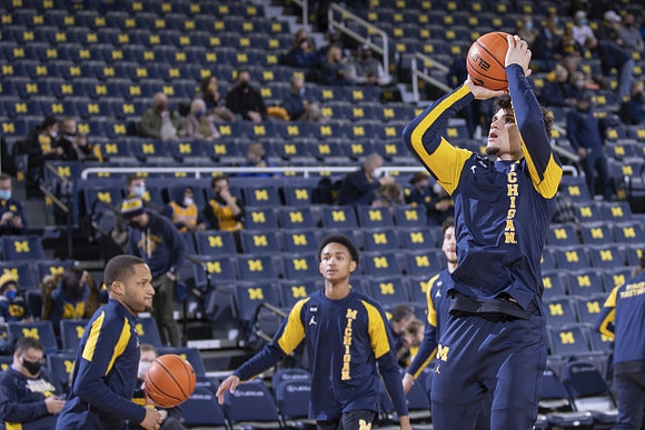 DeVante' Jones (12), Kobe Bufkin (2), Adrien Nunez (0), and Brandon Johns Jr. (23)