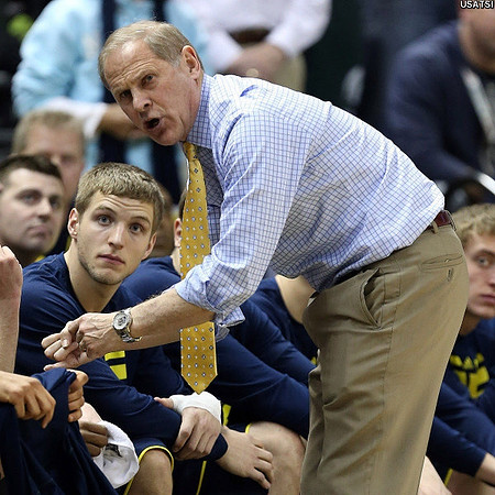 Max Bielfeldt (44) and John Beilein