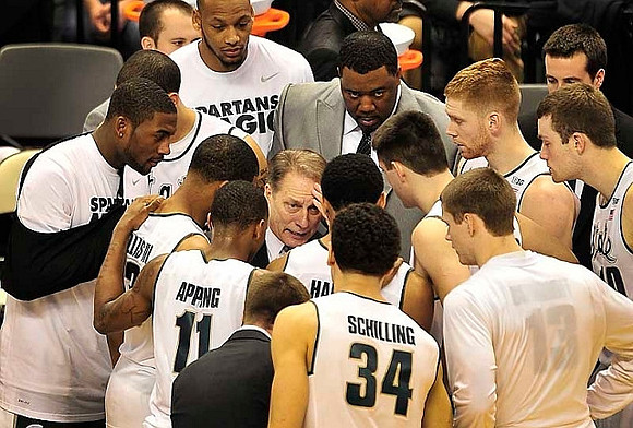 Michigan State Head Coach Tom Izzo