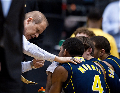 John Beilein and Darius Morris (4)