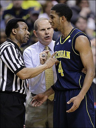 John Beilein and Darius Morris (4)
