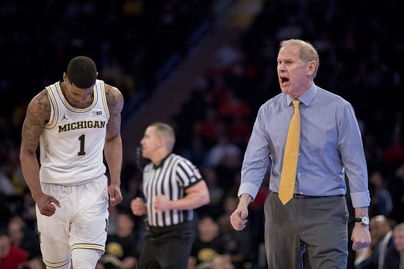 Charles Matthews (1) and John Beilein