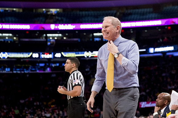 John Beilein and Deandre Haynes