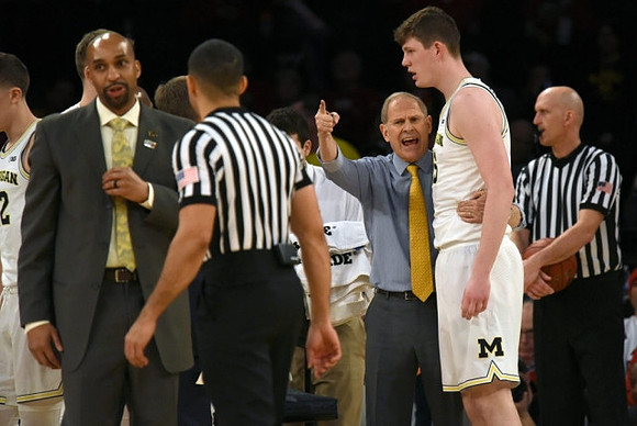 Saddi Washington, John Beilein, and Jon Teske (15)