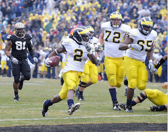 Vincent Smith (2), Mark Huyge (72), and Patrick Omameh (65)