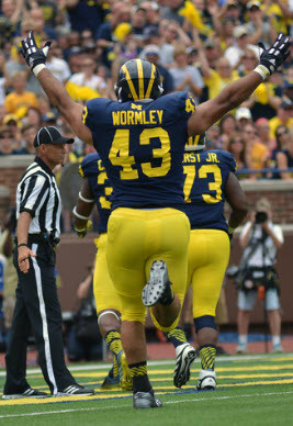 Chris Wormley (43), Maurice Hurst (73), and Taco Charlton (33)