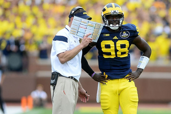 Doug Nussmeier and Devin Gardner (98)