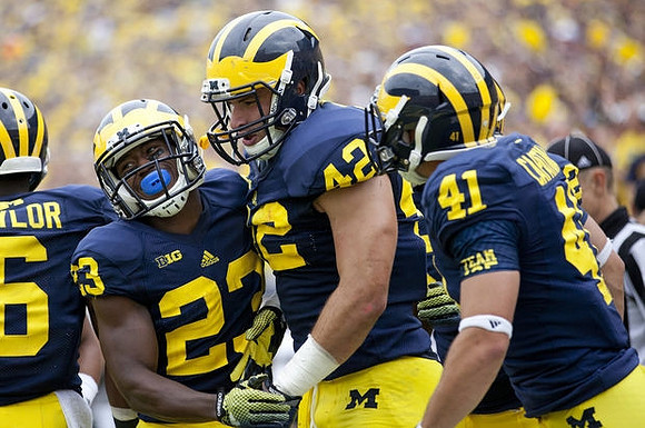 Raymon Taylor (6), Dennis Norfleet (23), Ben Gedeon (42), and Anthony Capatina (41)