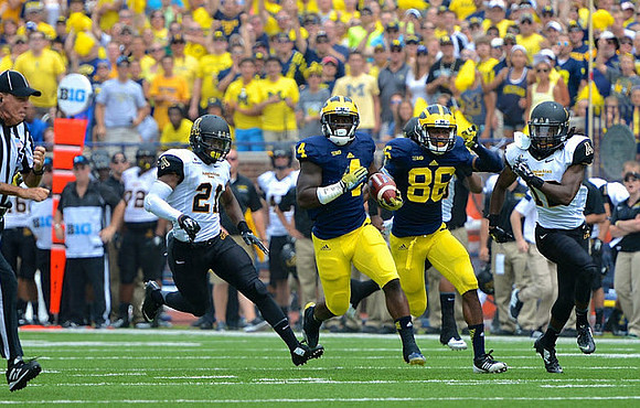 De'Veon Smith (4) and Jehu Chesson (86)