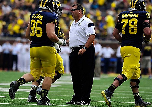 Ryan Glasgow (96), Brad Hoke, and Erik Magnuson (78)